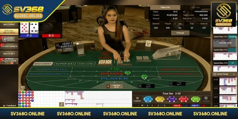 Baccarat Online SV368 - Game siêu hot, thưởng siêu mê 3 Luật chơi Baccarat Online tại SV368 giống các phiên bản khá