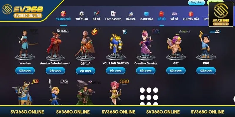 Đăng nhập SV368 - Chinh phục game online và nhận thưởng 1 Bạn cần truy cập vào SV368 chính thống