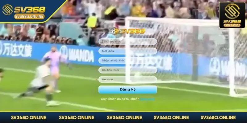 Live Casino SV368 - Dịch vụ cá cược đẳng cấp hàng đầu 4 Cách đăng ký tài khoản cá cược Live Casino