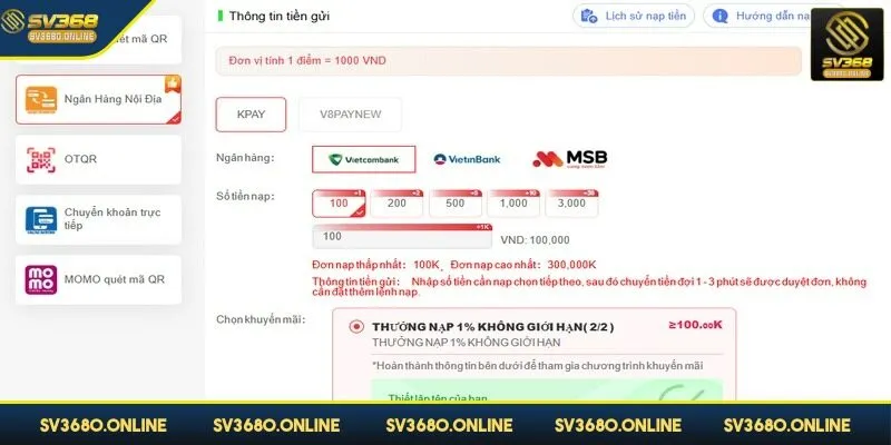 Lỗi nạp tiền SV368 - Cách khắc phục và lưu ý quan trọng 2 Cần nhập đúng thông tin trang web cung cấp để nạp tiền nhanh